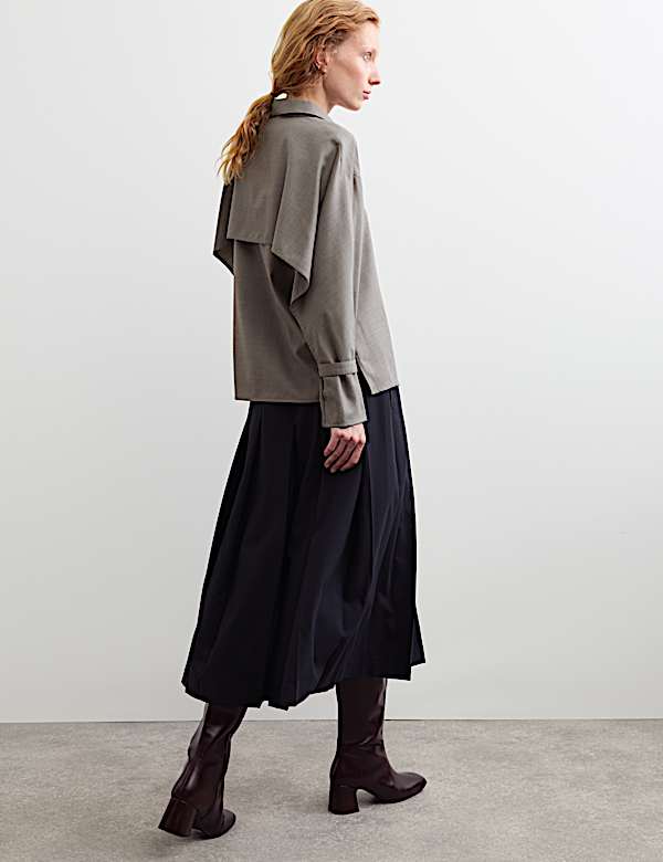 Wool Rich Collared Shirt - CA