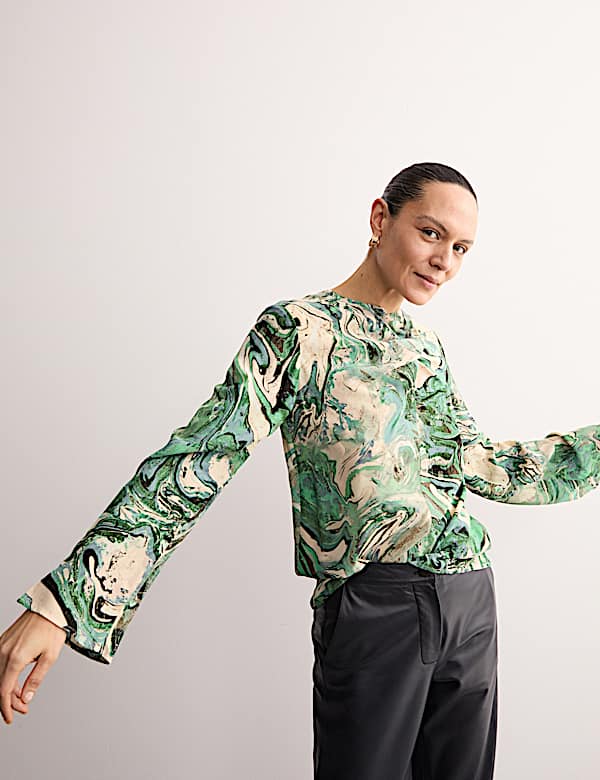 Haut imprimé marbre - FR