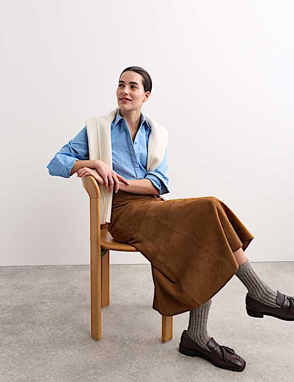 Pure Cotton Textured Striped Collared Shirt - BE