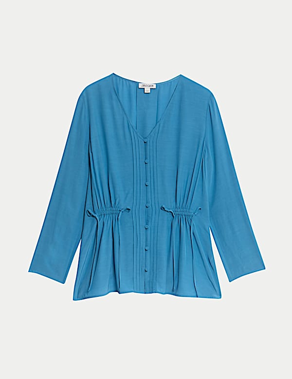 Τοπ με πιέτες και λαιμόκοψη V - GR