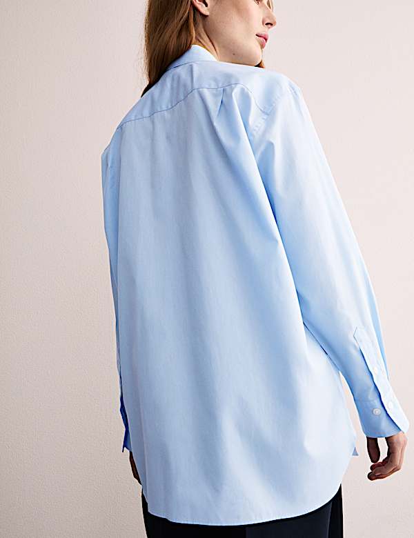 Pure Cotton Collared Double Cuff Shirt - CA