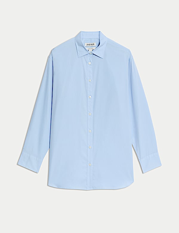 Pure Cotton Collared Double Cuff Shirt - CA