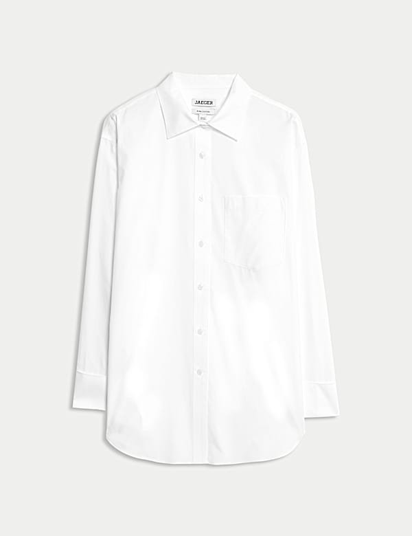 Pure Cotton Collared Double Cuff Shirt - NL
