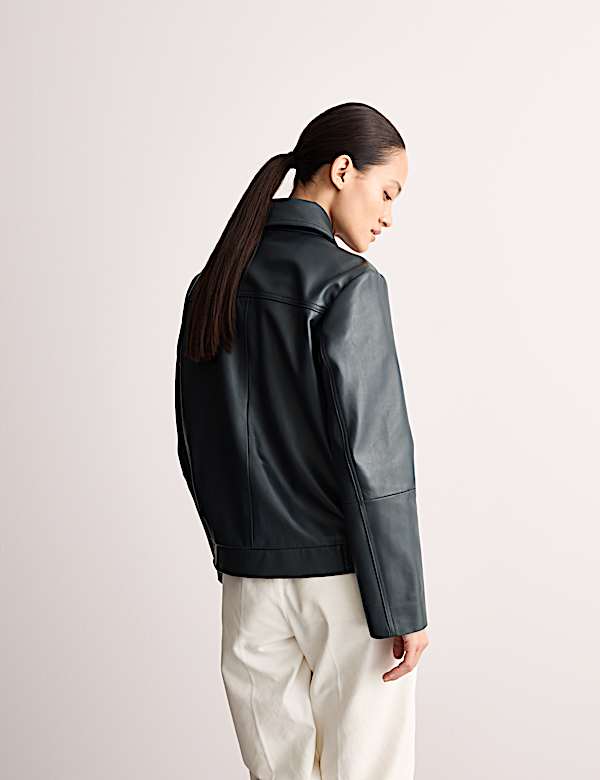 Cazadora bomber de piel - ES