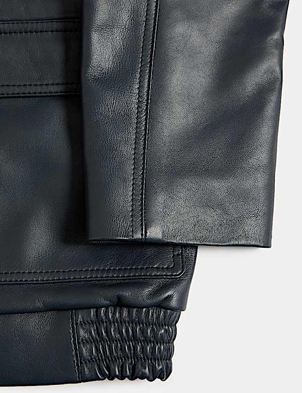 Cazadora bomber de piel - ES