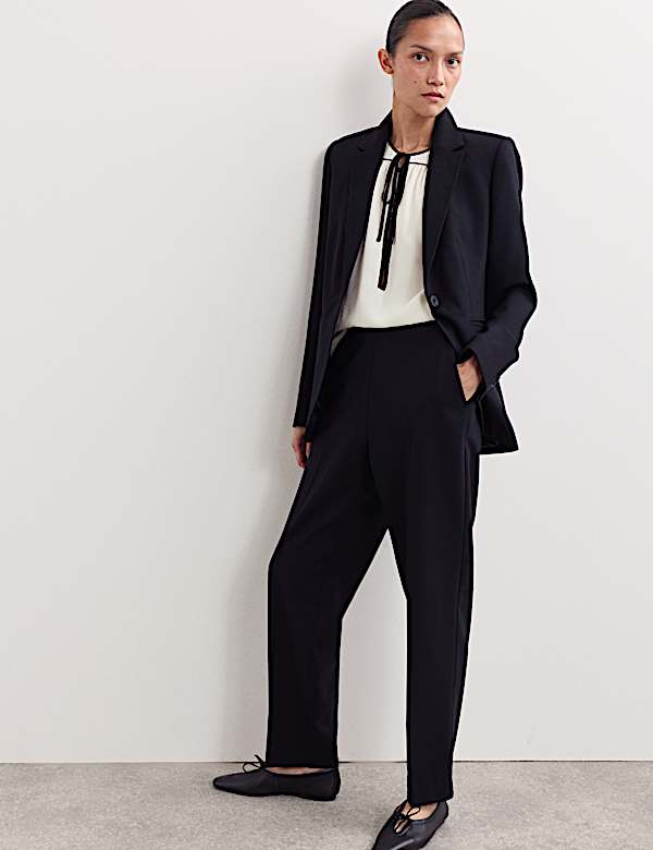 Pure Wool Crepe Blazer - FR
