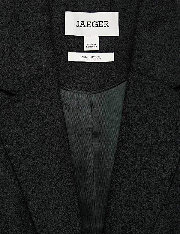 Pure Wool Single Breasted Blazer - GR
