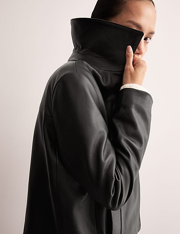 Leather Trucker Jacket - NL