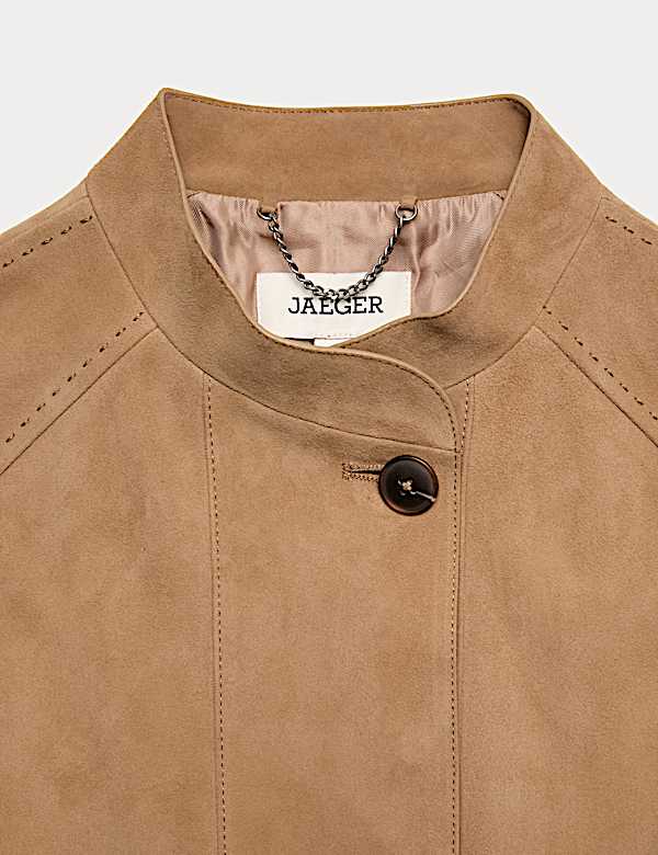 Suede Sculpted Short Jacket - CA