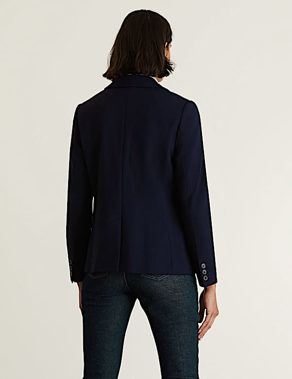 Jersey Single Breasted Blazer Jacket - NL
