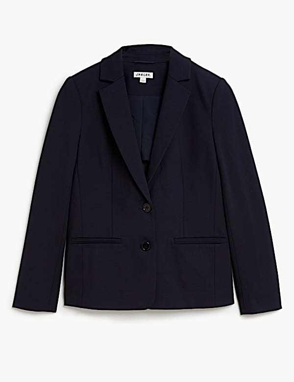 Jersey Single Breasted Blazer Jacket - NL
