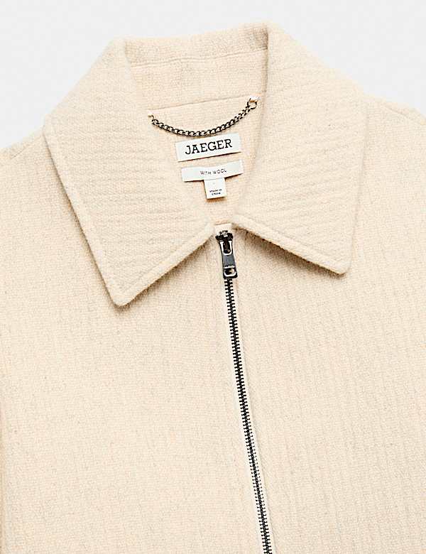 Veste style camionneur en laine italienne - CA