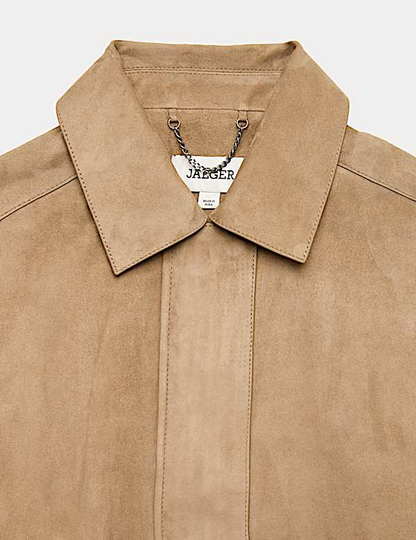 Suede Trucker Short Jacket - CH