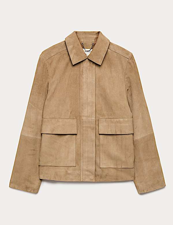 Suede Trucker Short Jacket - CH