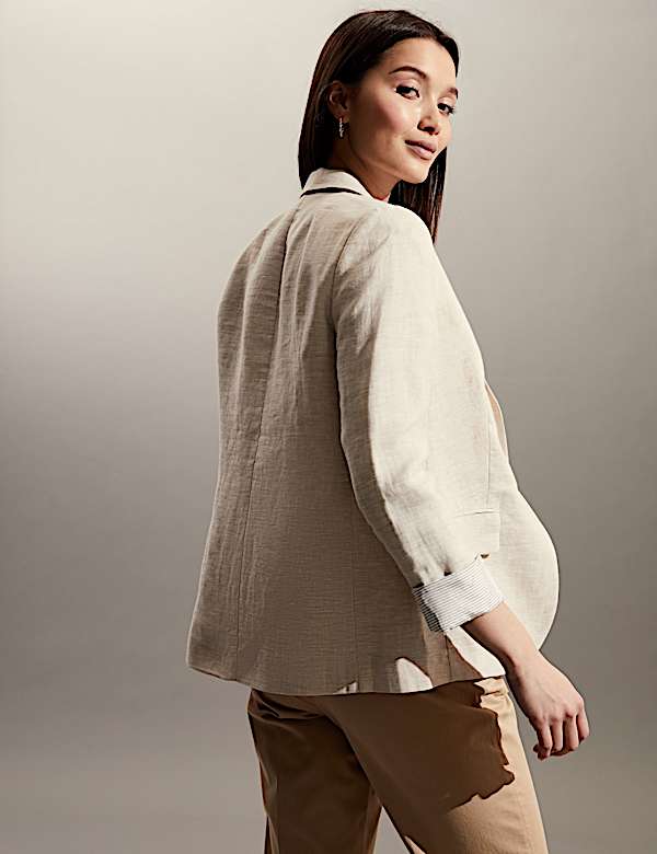 Pure Linen Tailored Blazer - CA