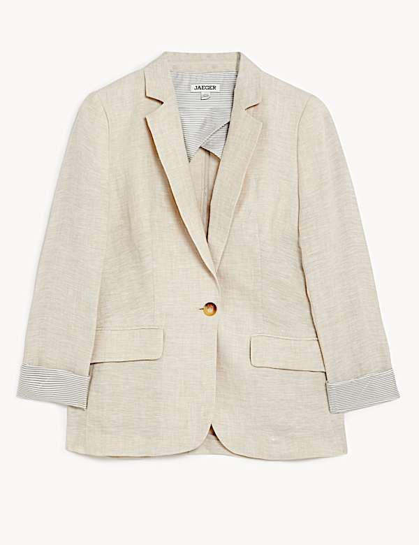 Pure Linen Tailored Blazer - CA