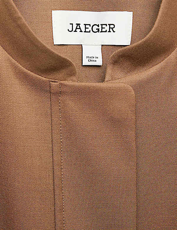 Wool Rich Relaxed Bomber Jacket - IT