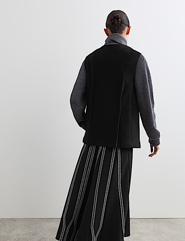 Pure Wool Crew Neck Waistcoat - ES