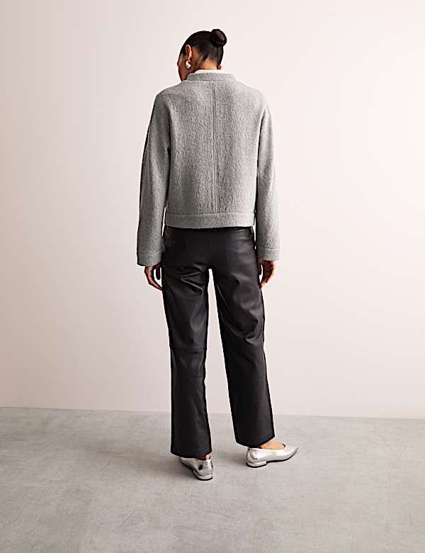 Chaqueta bomber con lana - ES