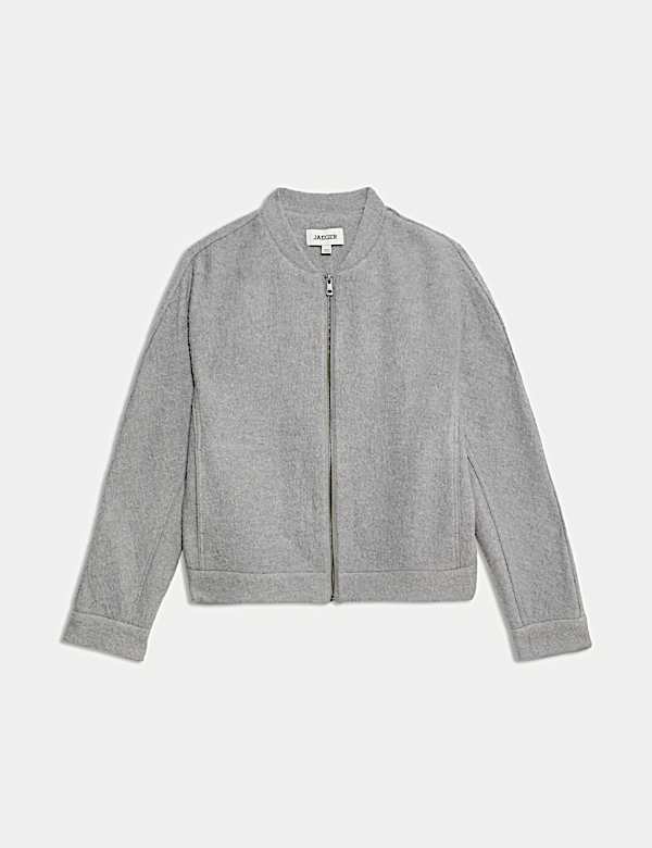 Chaqueta bomber con lana - ES