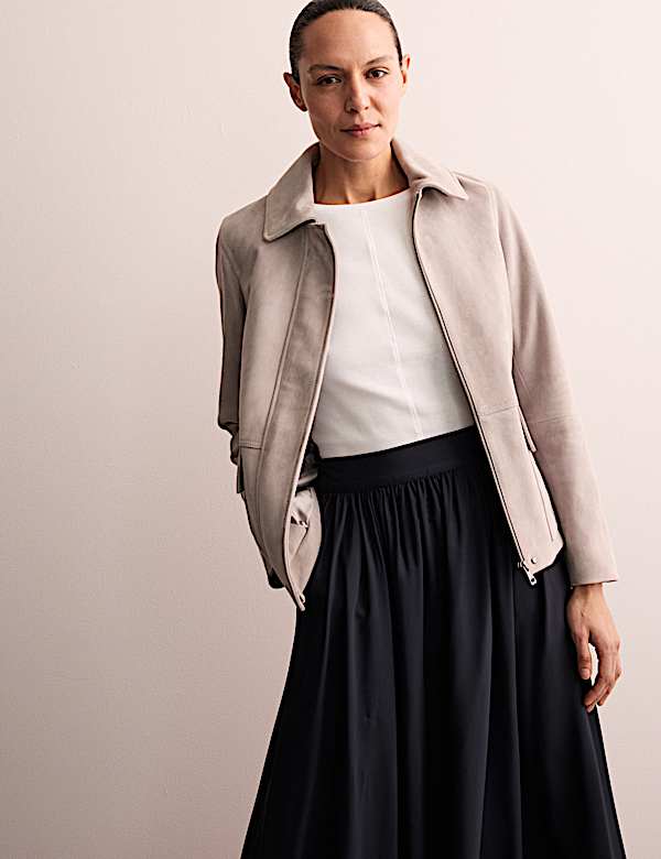 Suede Bomber Jacket - GR