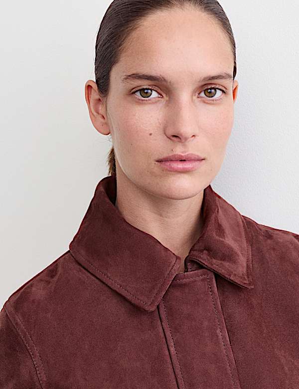 Veste style camionneur en daim - FR