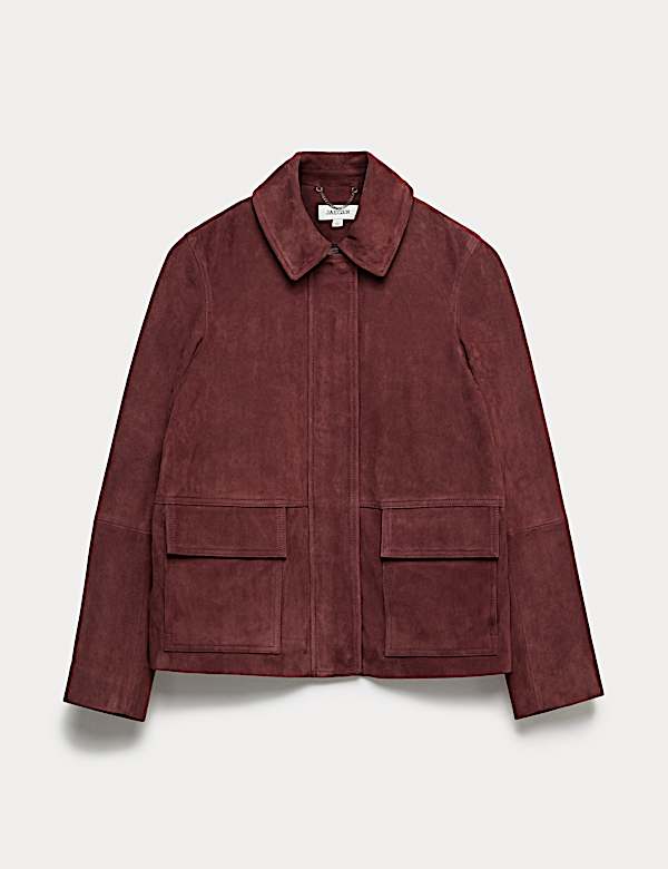 Chaqueta estilo camionero de ante - ES