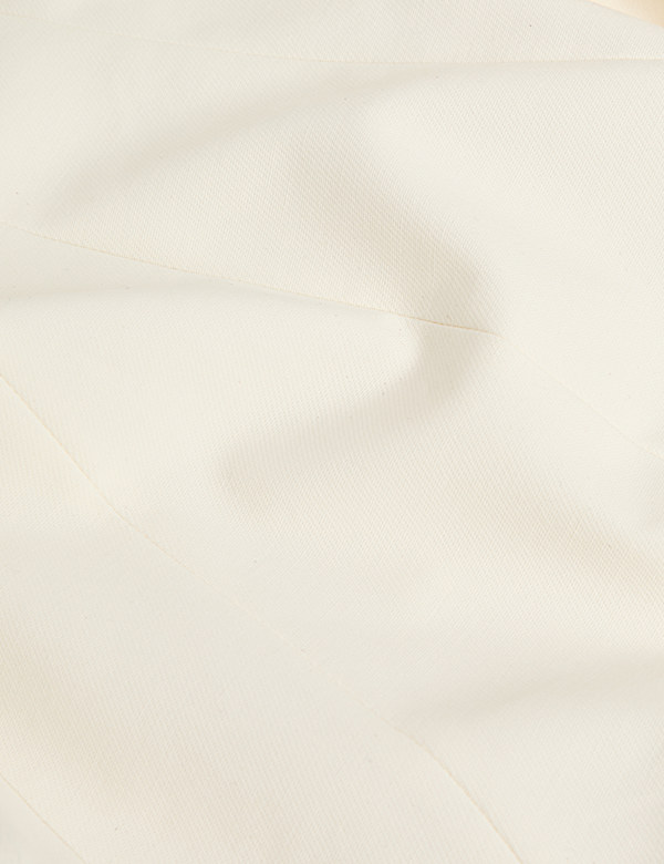 Katoenrijke blazer met slanke pasvorm en enkele revers - NL