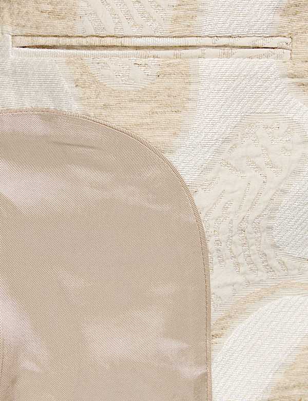 Βαμβακερό ζακάρ σακάκι χωρίς γιακά με υψηλή περιεκτικότητα σε βαμβάκι - GR