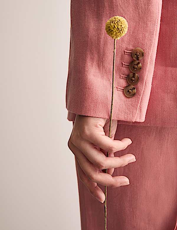 Blazer coupe droite 100 % lin - CA