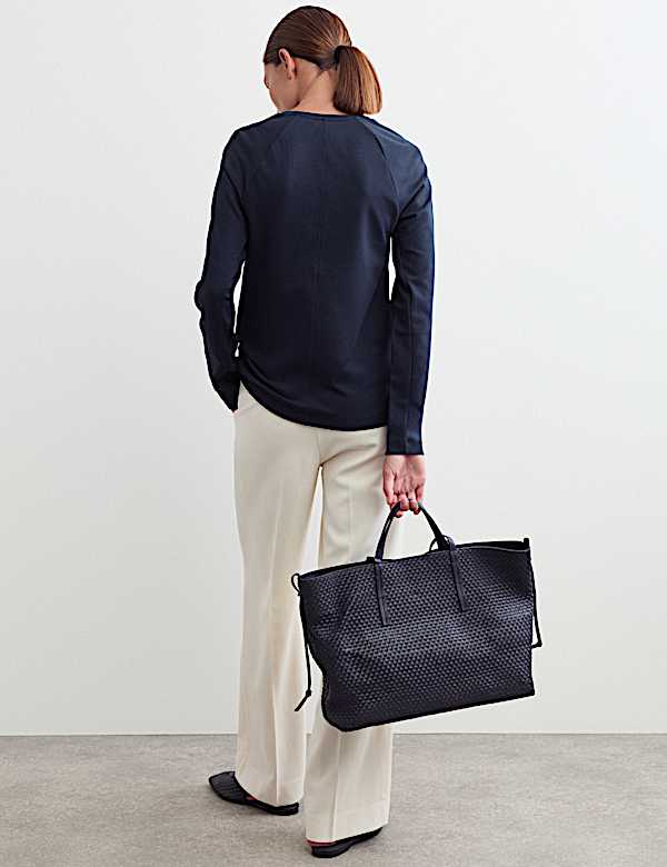 Seam Detail Long Sleeve Top - CH