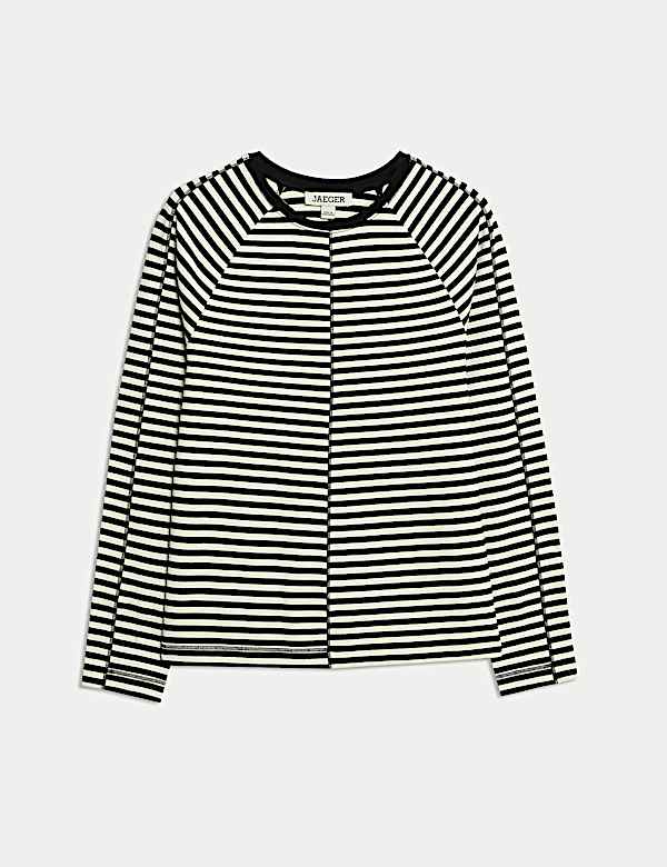 Top côtelé à rayures et détail couture - FR