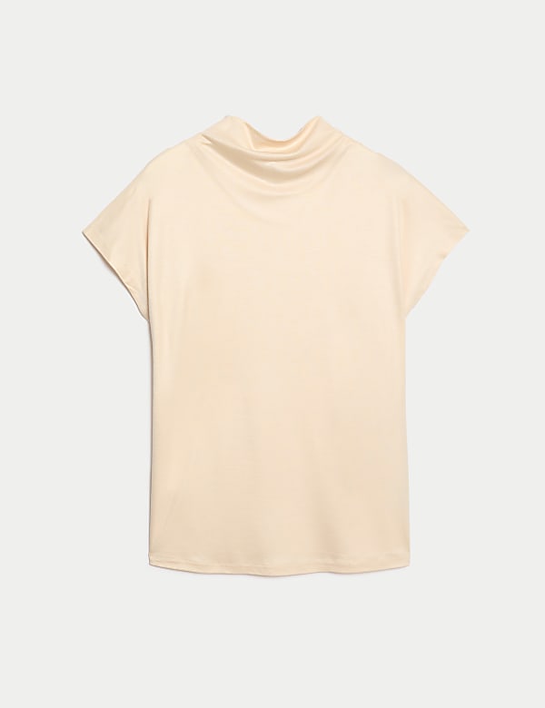 Jersey Funnel Neck Top - NL