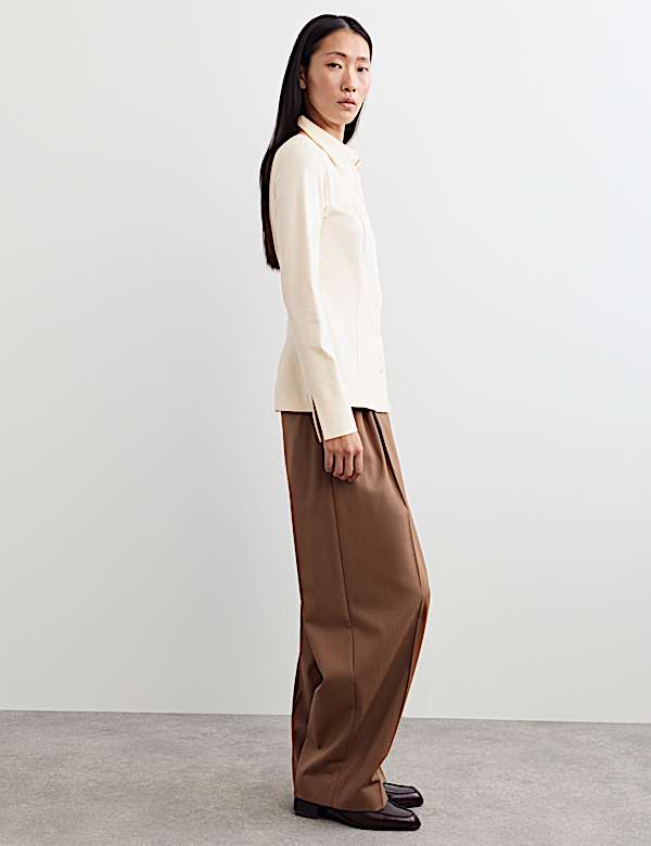 Collared Button Through Shirt - CH