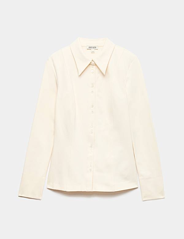Collared Button Through Shirt - CH