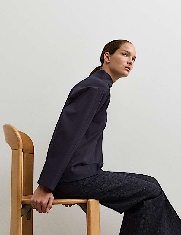 Jersey Funnel Neck Jumper - AU