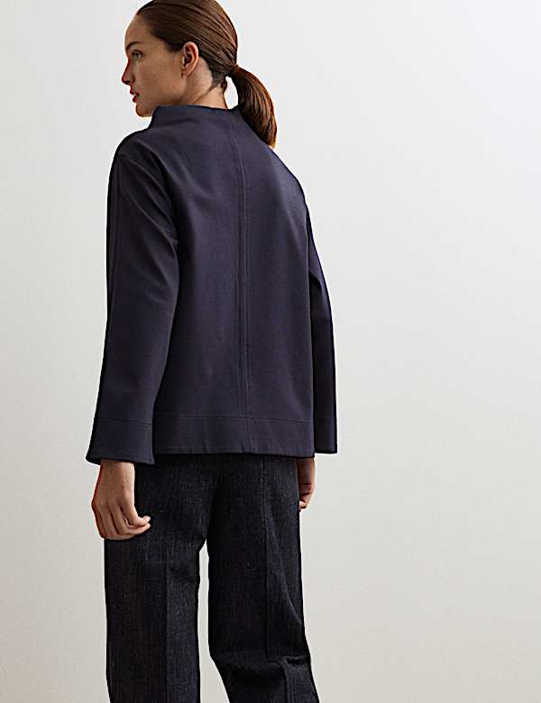 Jersey Funnel Neck Jumper - AU