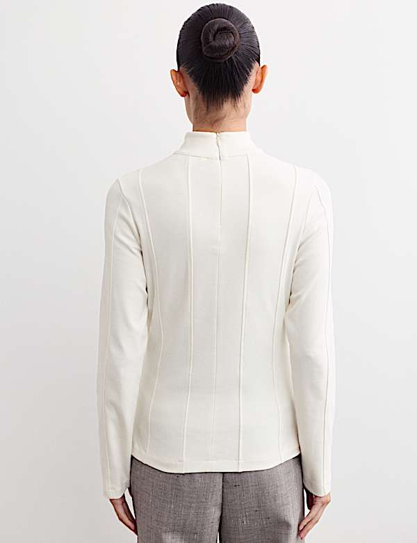 Top en jersey de coton mélangé - FR