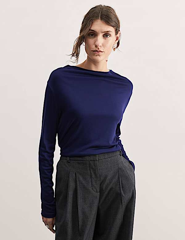 Atasan Jersey Draperi - ID