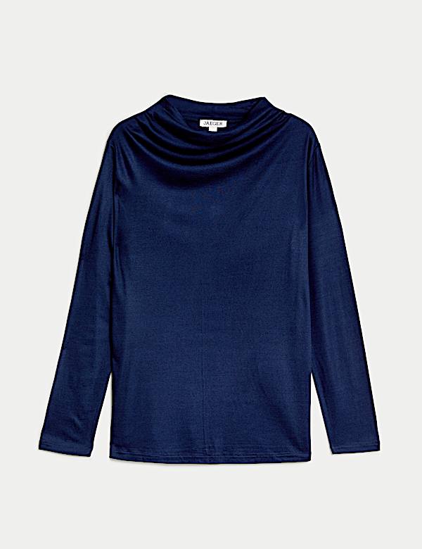 Atasan Jersey Draperi - ID