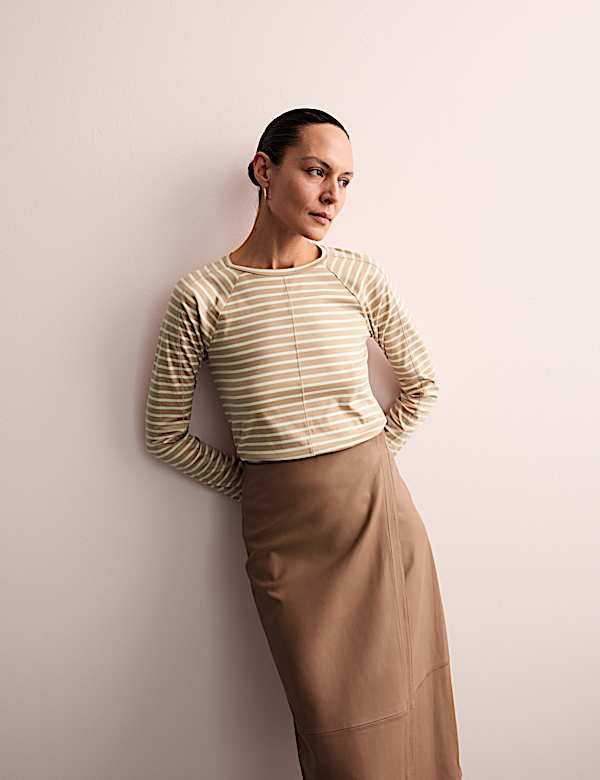 Pure Cotton Striped Top - FR