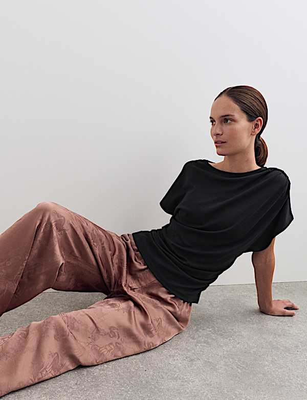 Haut en jersey à volant - CA