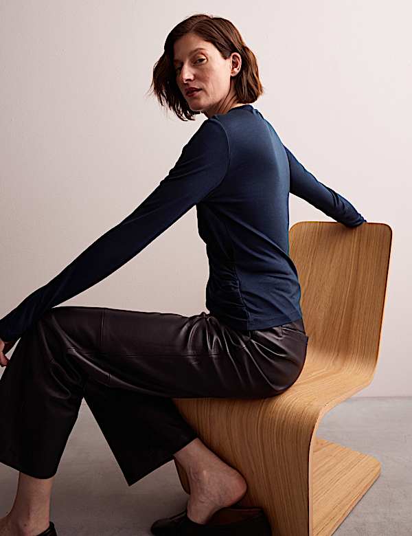 Top crois&eacute; effet drap&eacute; - FR