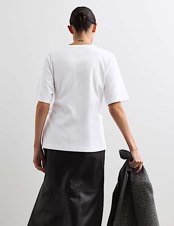 Chemise 100 % coton à nouer à la taille - BE