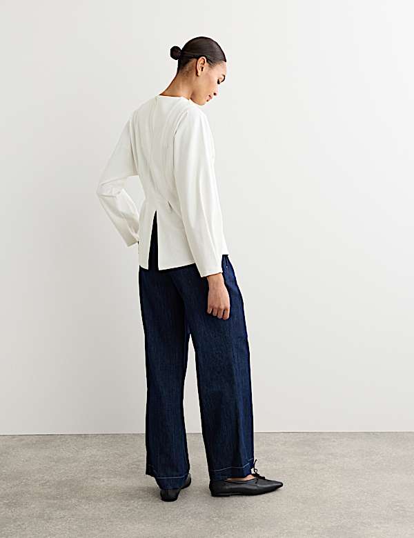 Top &agrave; encolure ronde - CA