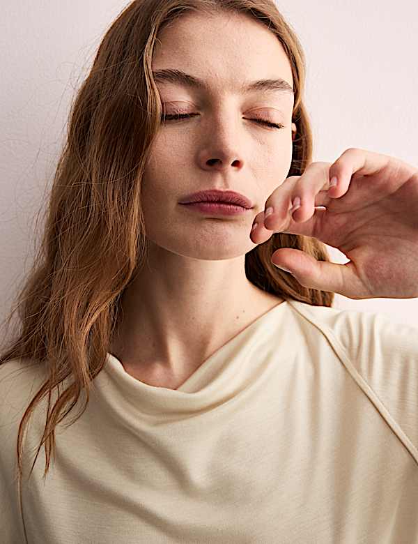 Jersey Draped Top - GR