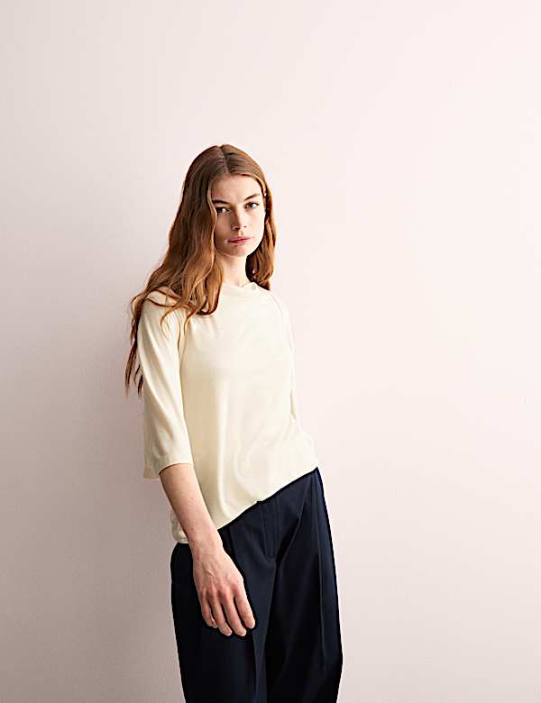 Jersey Draped Top - GR