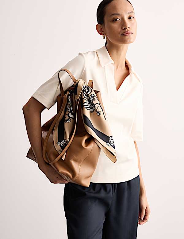 Cotton Modal Blend V-Neck T-Shirt - CA