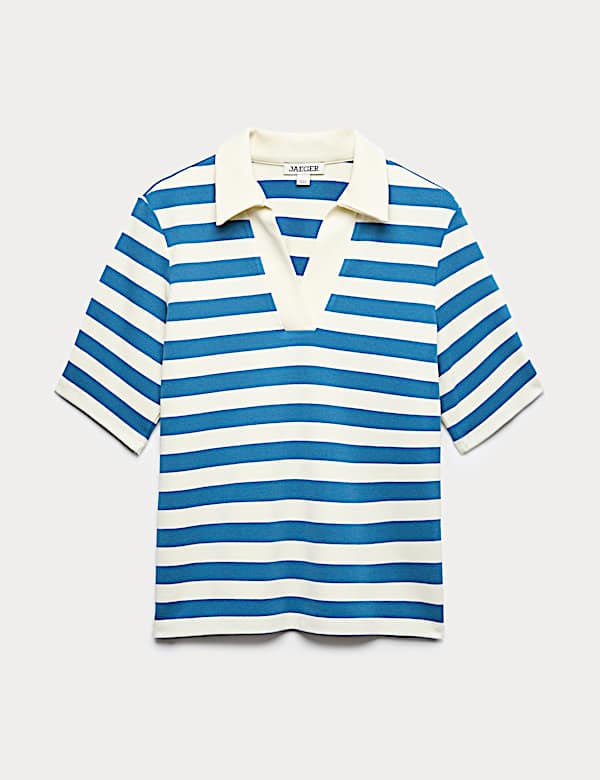 Cotton Modal Blend Striped T-Shirt - CA
