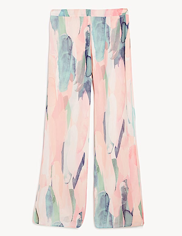 Pantalon large avec imprim&eacute; - CA